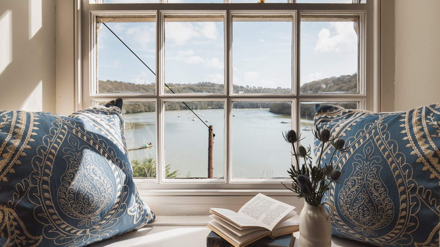 Take a moment or two to sit with your thoughts and gaze out over the water