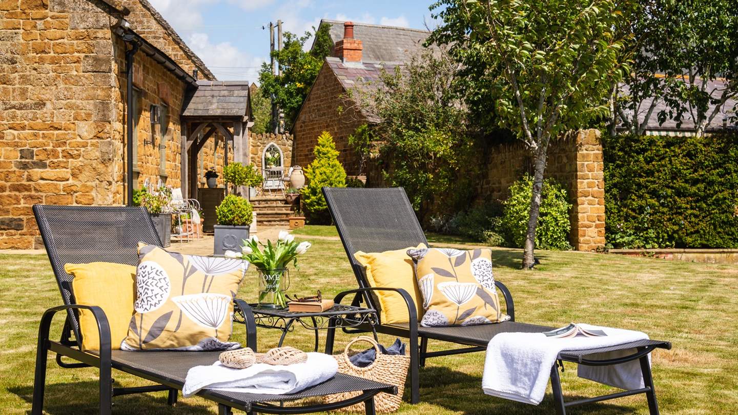 Sun loungers are just perfect for lazy days