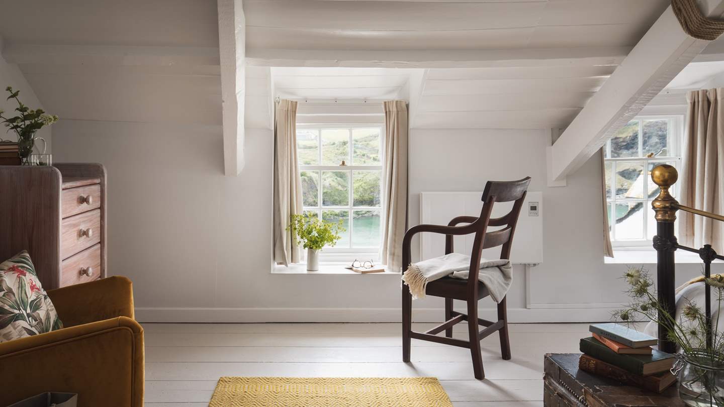 A wonderful spot to sit with a cup of coffee and watch the boats go by