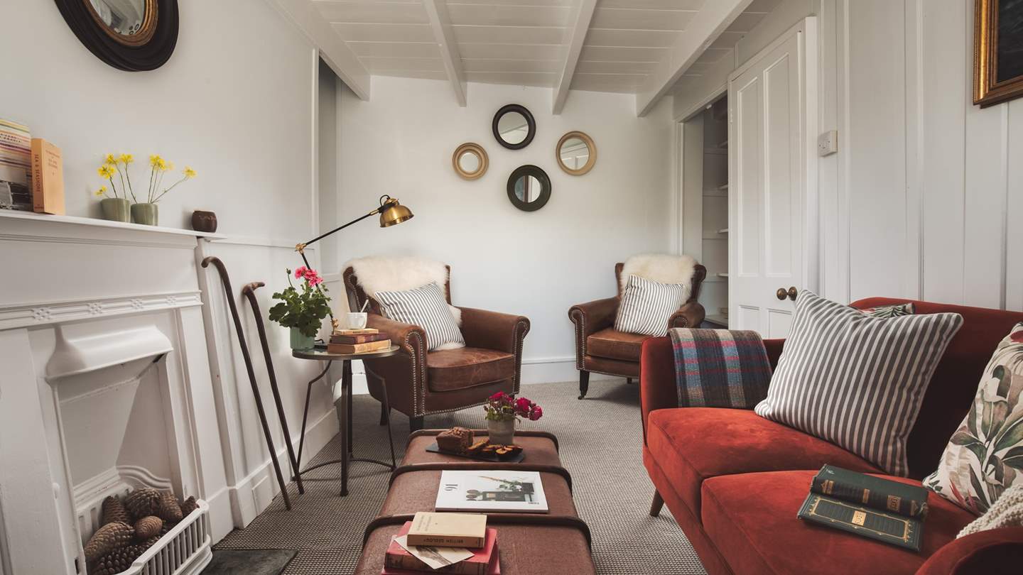 This is a wonderfully cosy spot to curl up in at the end of the day