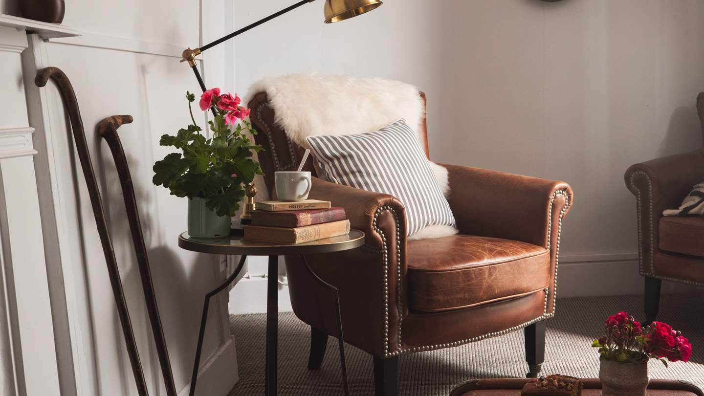 This little corner is made for curling up on with a good book