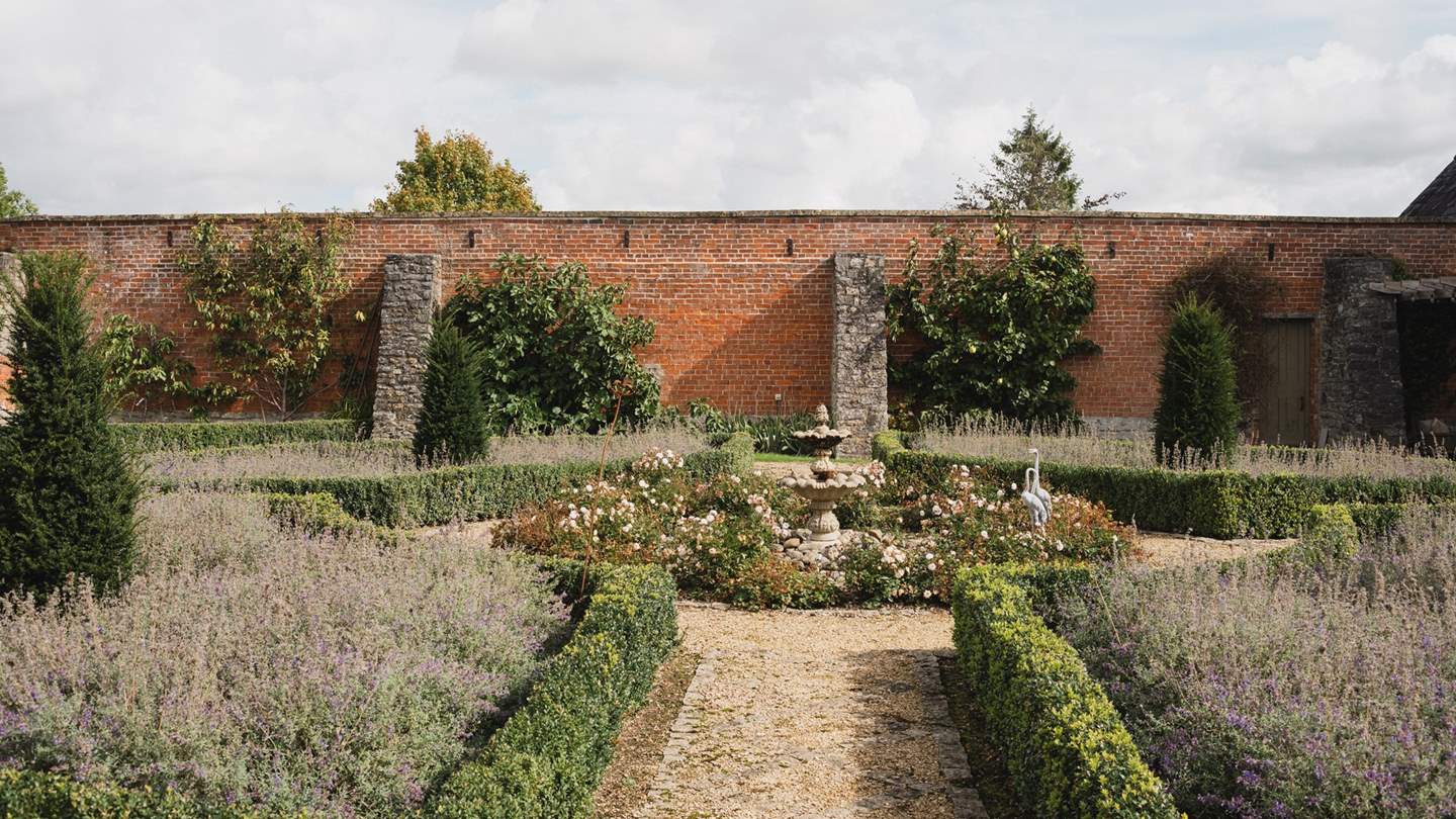 Shared with the retreat owners, you're also free to explore the farmhouse's extensive gardens