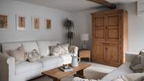 Dressed in soothing tones with beautiful rustic inflections this space is designed for relaxation