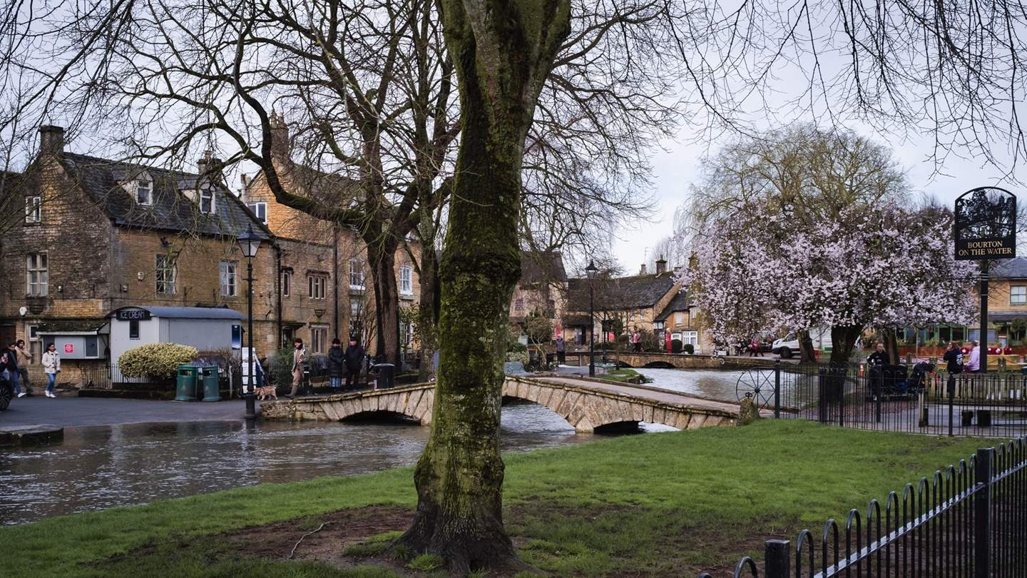 The chocolate-box pretty village of Bourton-on-the-Water is less than a mile away and boasts plenty to do