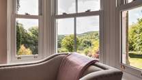 The perfect spot for a moments' peace, curled up with your book or simply to gaze at THAT view