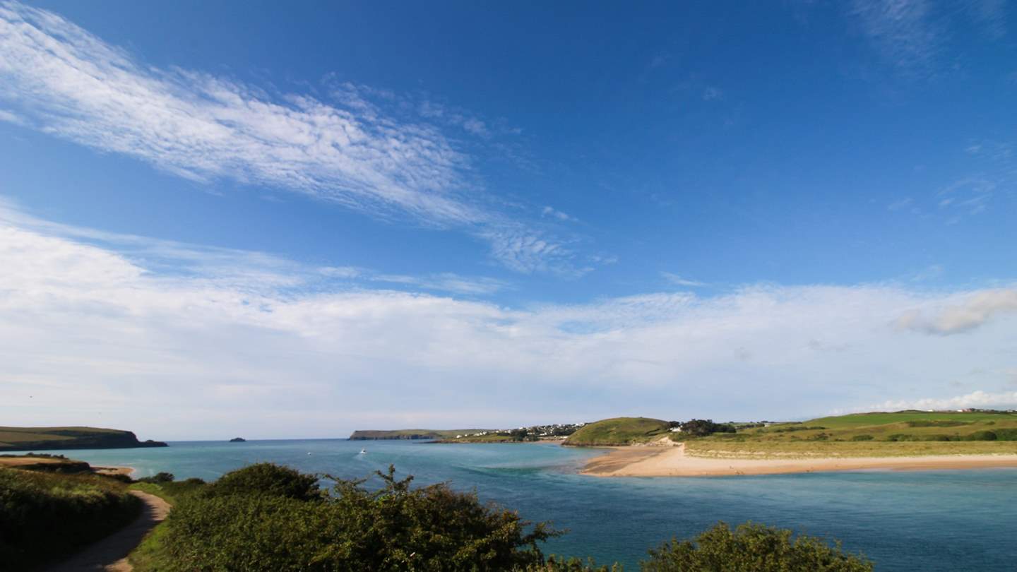 Trevone Bay is a gorgeous Blue Flag beach promising turquoise waters...