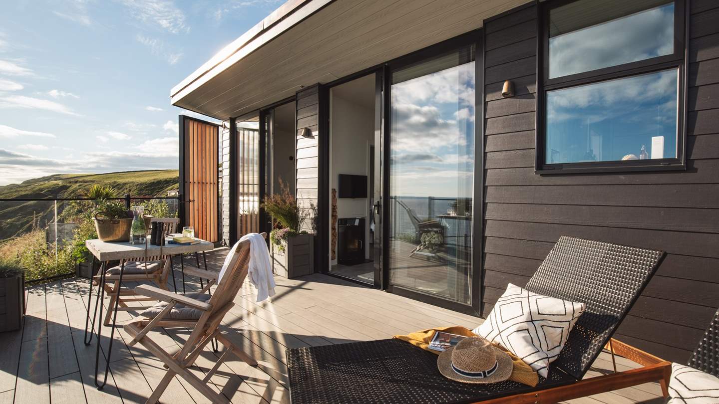 The sun-soaked terrace is the only spot to while and afternoon or two