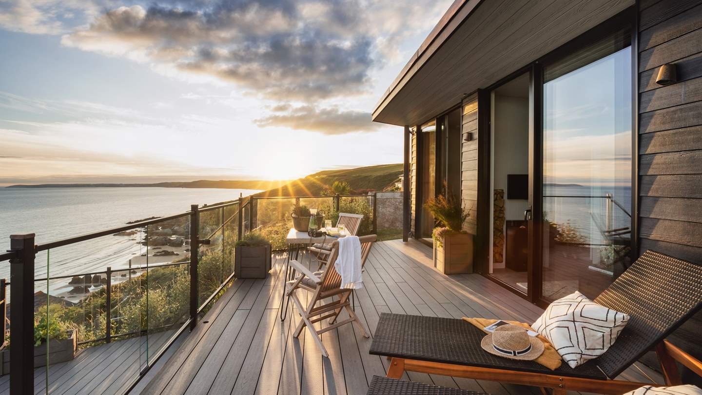 With a blissful terrace overlooking the dreamy coastline, you'll not want to leave 