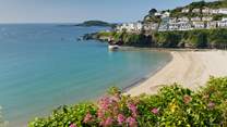 Pretty Looe with its lovely beach is well worth a visit