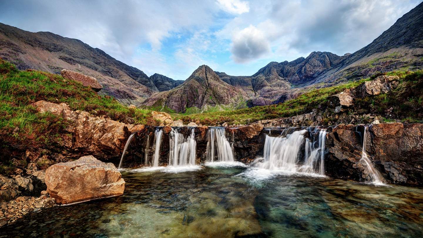 The magical Fairy Pools are a must-see and you can even swim in them if you're feeling brave!