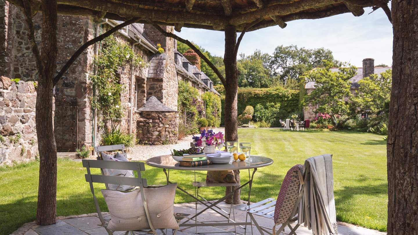 This shady spot is perfect for hot summer days