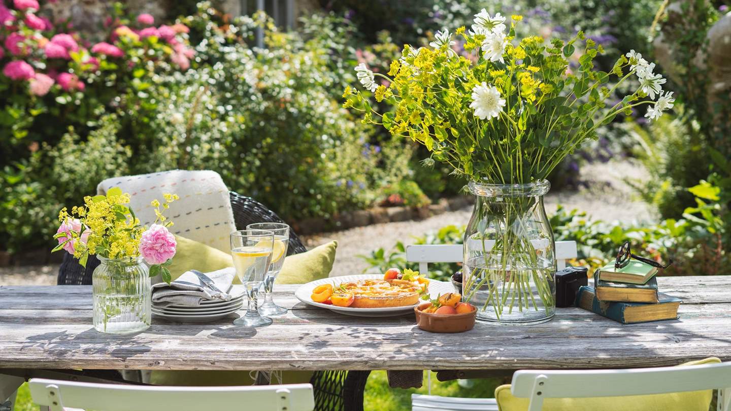 What an idyllic spot for afternoon tea!