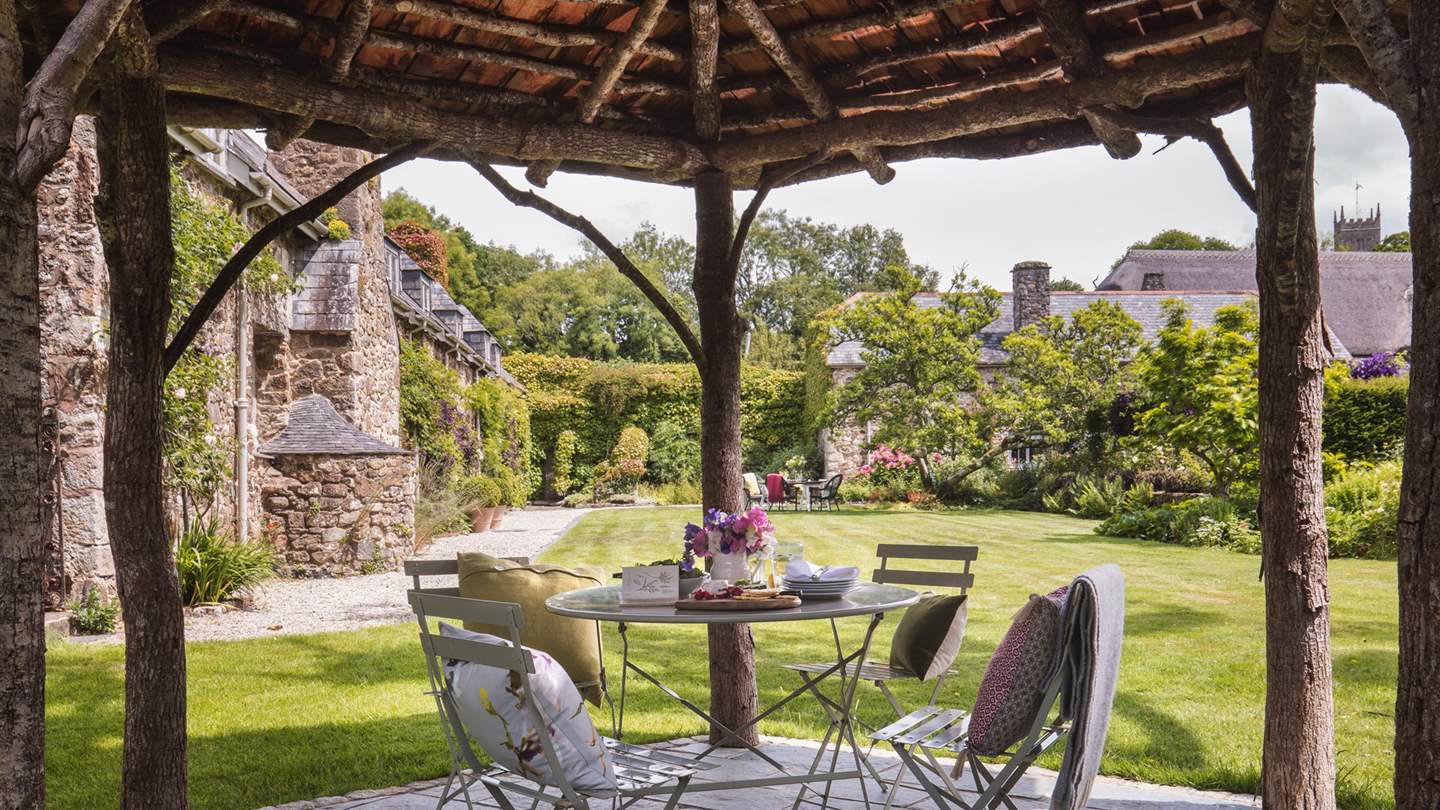 There's plenty of outdoor space to find your own spot for quiet chats 