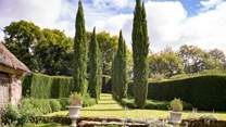 The beautifully kept gardens are all yours to explore