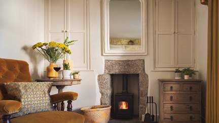 The bijoux wood burner is small yet mighty, offering plenty of heat to keep you warm and cosy