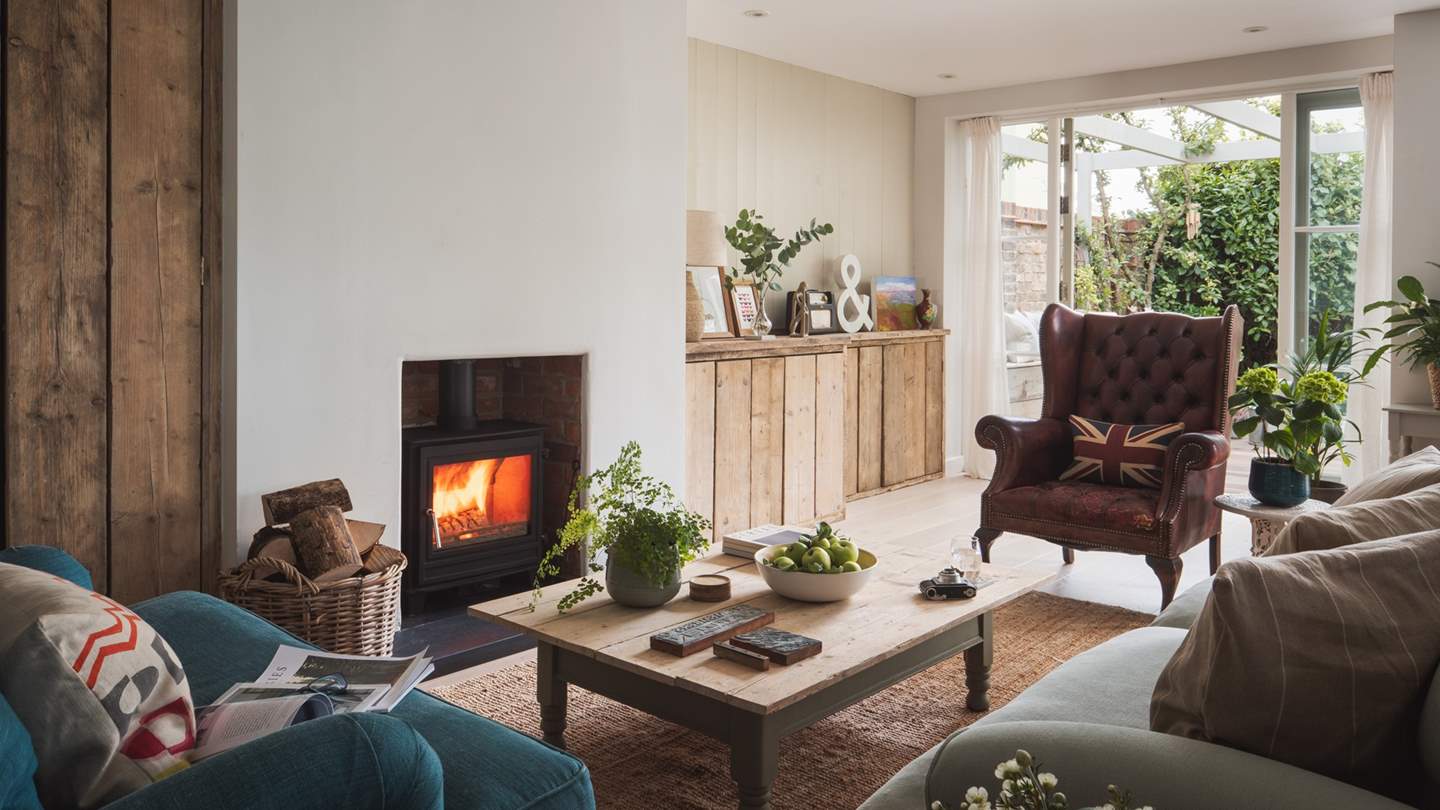 The incredible open plan living, kitchen and dining area is the heart of the home