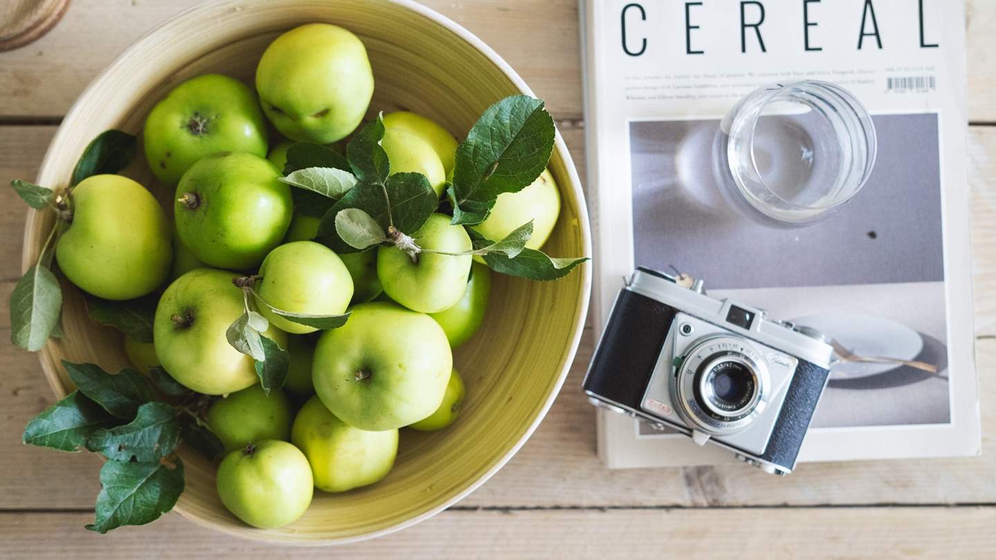 Make sure to make the most of the local fresh produce - maybe visit a market or a farm shop to stock up
