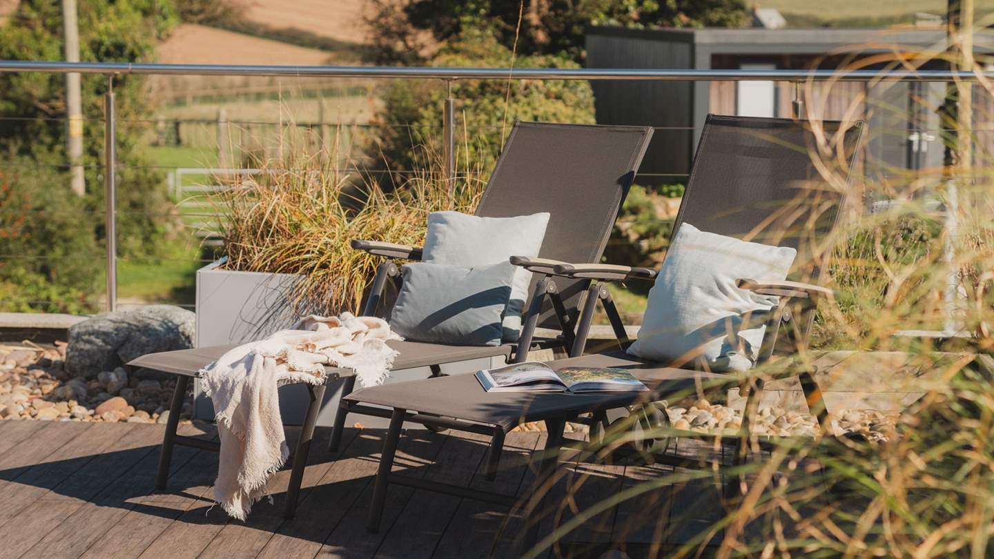 The patio space is a heavenly spot to reside for moments of sun-soaked alfresco living