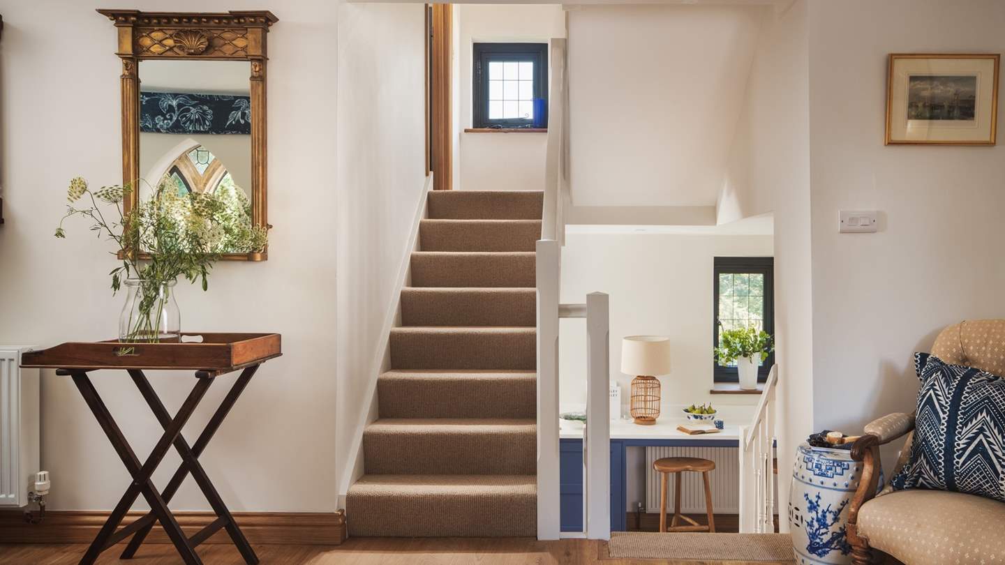 We just love the blue accent colours throughout