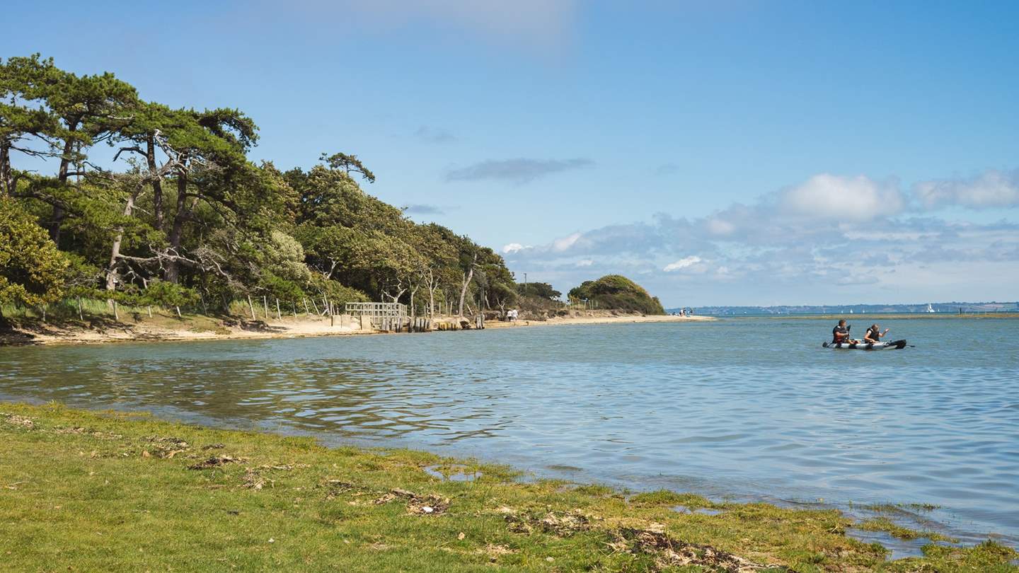 Explore the grounds, all the way down to the water’s edge looking across to the Isle of Wight