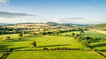 Shropshire is one of England's greenest counties, filled with undulating fields, hills and woodland