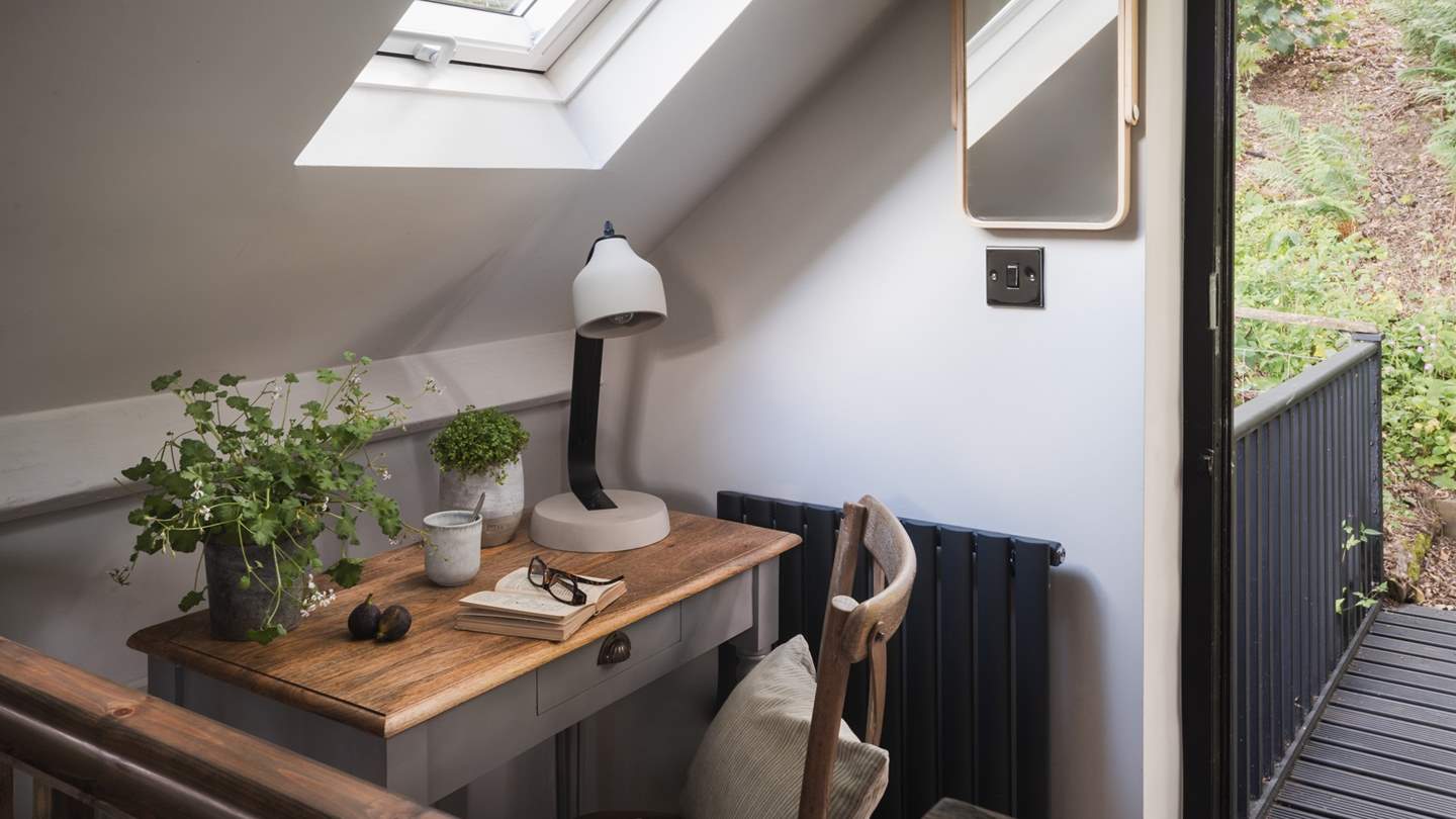 Retreat to the cosy corner to catch up on an email or a new novel