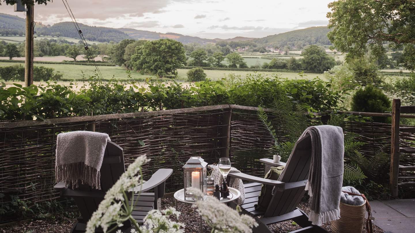 While away balmy afternoons underneath the dappled light from the overhead branches