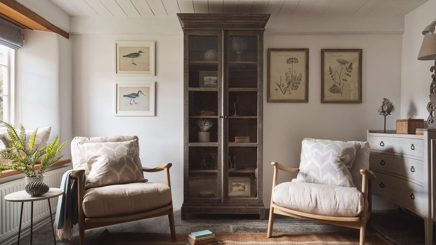 How plumptious do these two chairs look? 