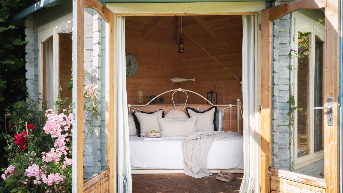 A secluded and shaded spot on balmy summer days 