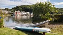 At Riverside Cottage there's use of a launch slipway with a rowing boat