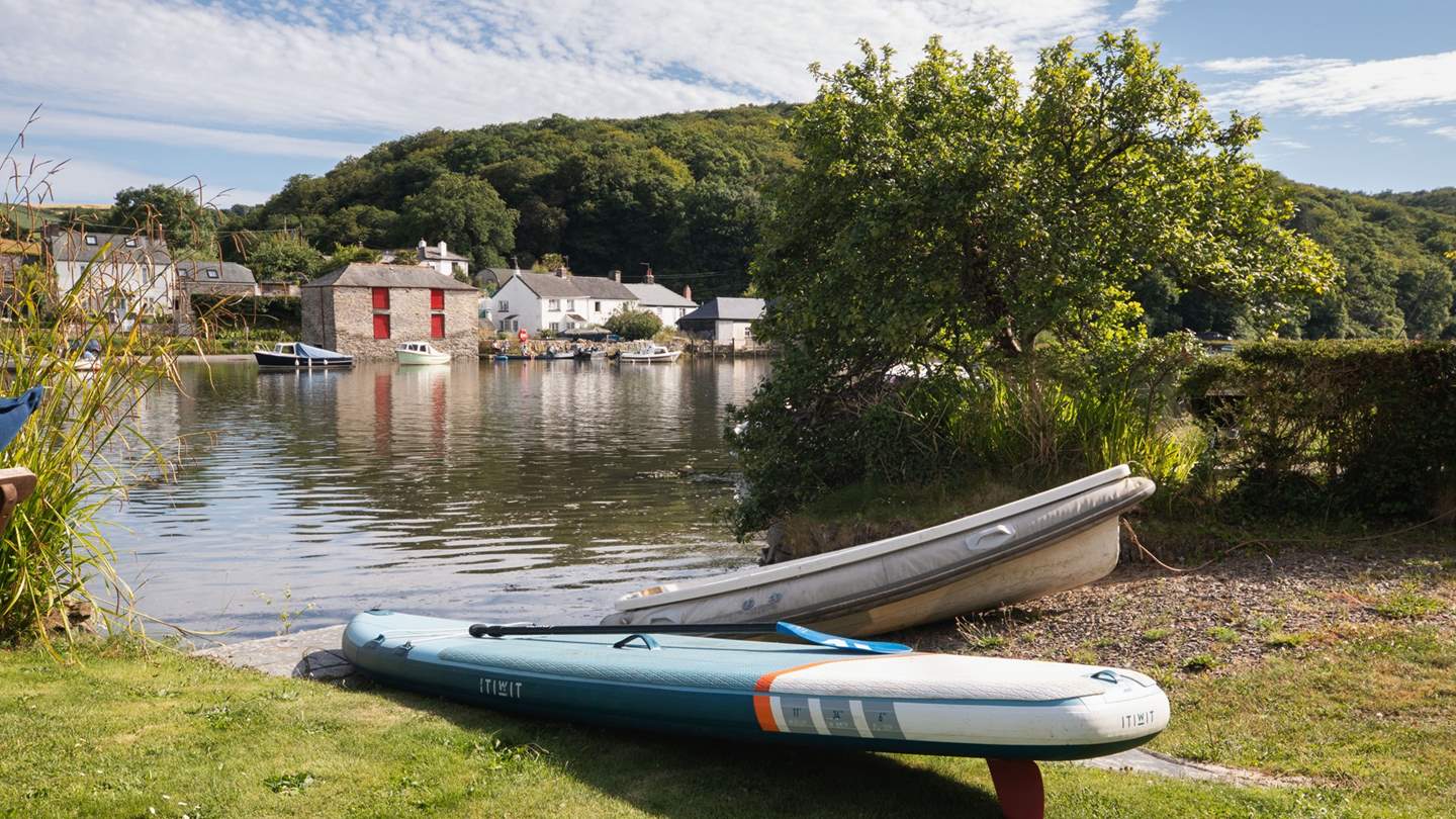 At Riverside Cottage there's use of a launch slipway with a rowing boat