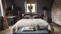 This sumptuous super-king bedroom  'Eagle' is located on the second floor