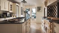 We just love the cream Aga, there for warmth rather than cooking!
