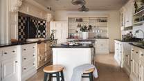 The immaculate main kitchen is simply a dream to cook in
