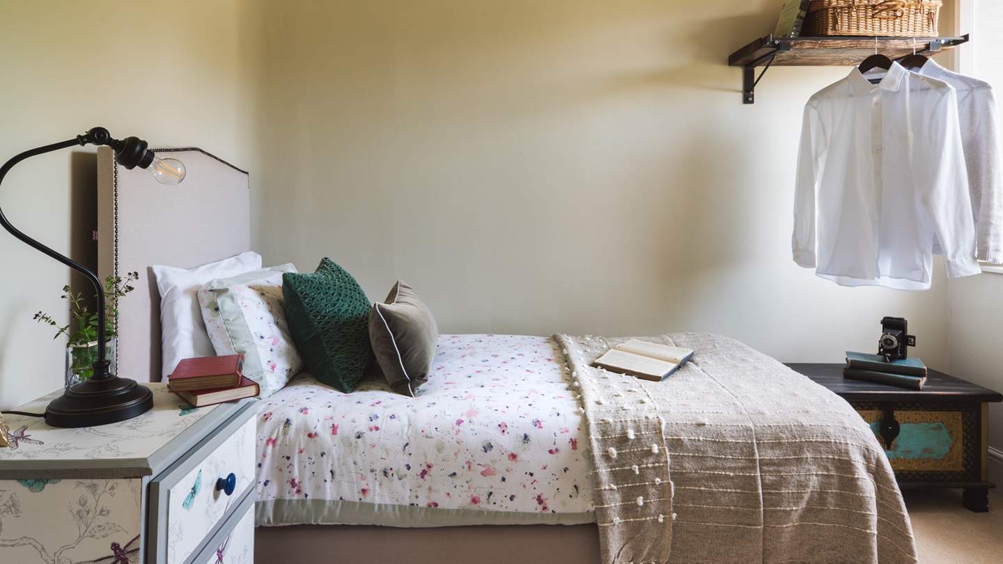 Perfect for little ones, 'Dragonfly' is a charming twin bedroom located on the second floor