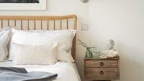 Luxurious linens and bedding ensure a blissful nights' sleep