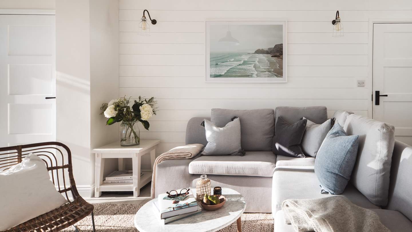 If you can bear to tear your eyes away from the view, there's a Smart TV with Amazon and Netflix plus a DVD player