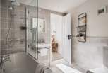 The en suite boasts both a bath and an overhead shower - the best of both worlds!