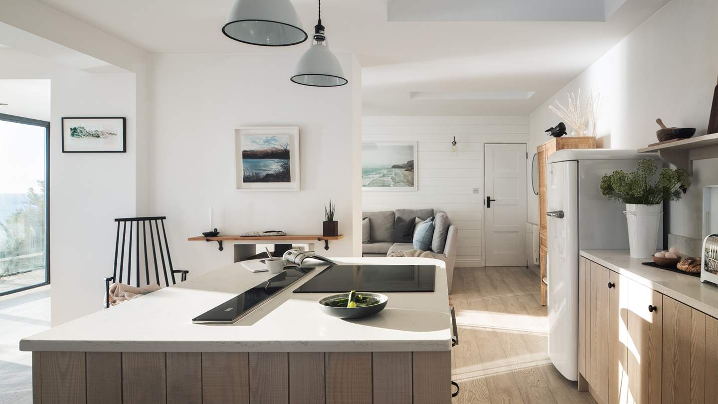 We just love the open-plan space, meaning you're never far from each other...