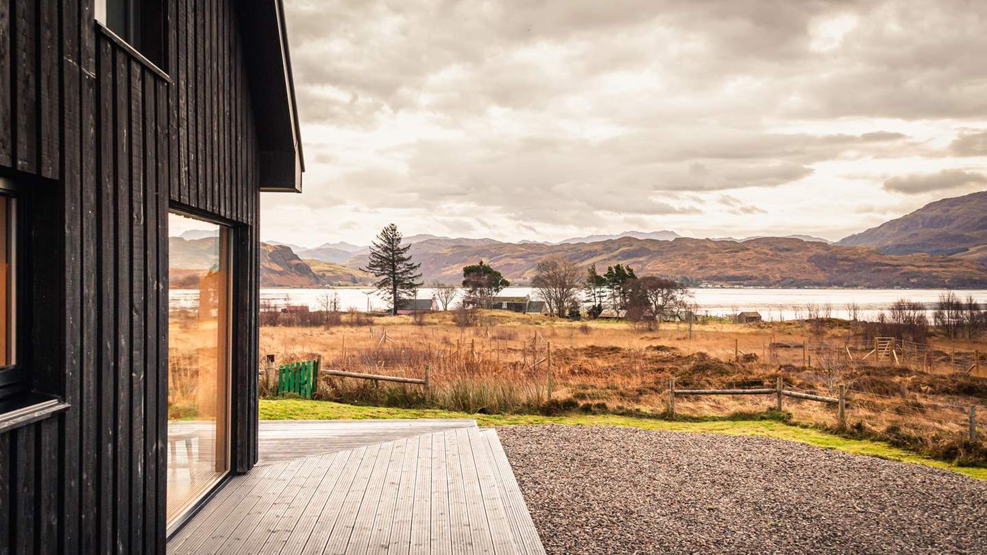 The ferry to the mainland is just a short walk or drive from Aulinn, perfect for exploring the mountains opposite!