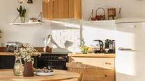 The beautiful kitchen is home to everything you'll need to rustle up feasts