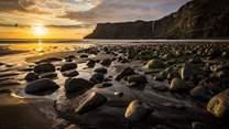 Talisker Bay is not only beautiful, but home to the world-famous whiskey