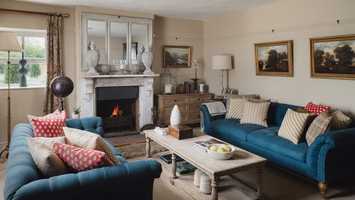 The main sitting room is the perfect setting for cosy evenings in