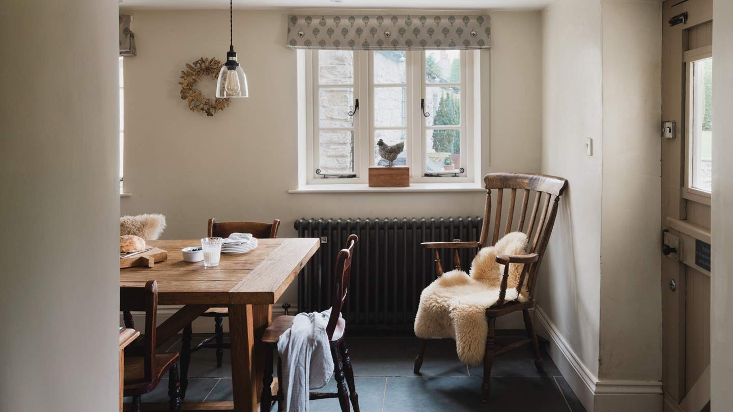 Two dining rooms await for mealtimes of every occasion