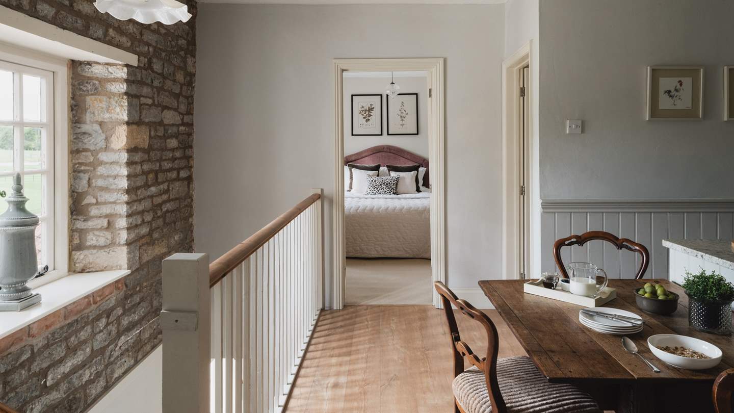 You'll find two lovely bedrooms at Huxham Croft