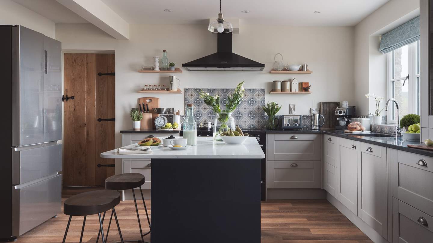 The kitchen is fully equipped with everything you'll need to rustle up feasts