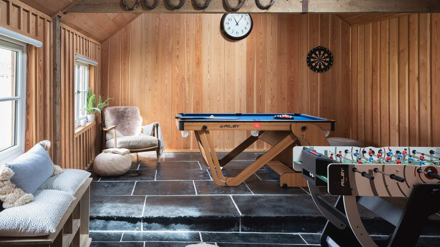 Uncover the fabulous snug-come-games room