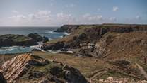 The Lizard is an AONB with the South West Coastal Path being an excellent way to see the coastline, including the iconic Kynance Cove
