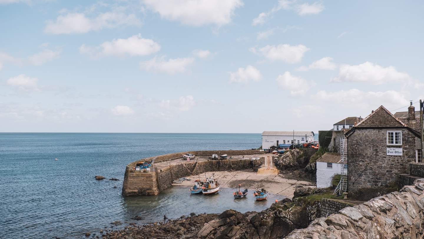 Charming Coverack is just a delight, with the harbour and bay a great spot for swimming