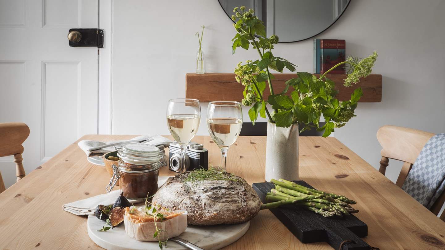 Holidays are all about taking time over meals...especially with a glass or two